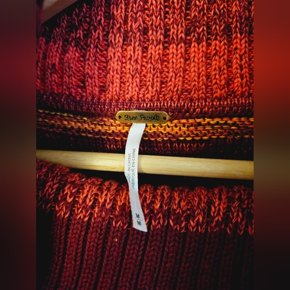 Free People Cowl Neck Cropped Knit Sweater - Picture 14 of 16